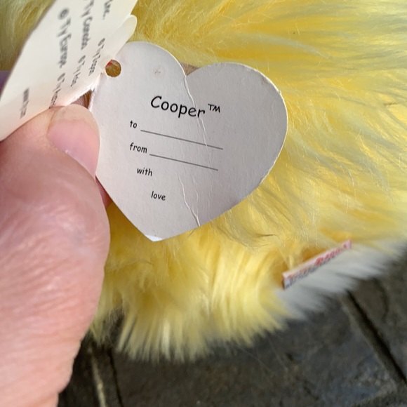 TY classic Cooper yellow plush chick Duck - Picture 3 of 5